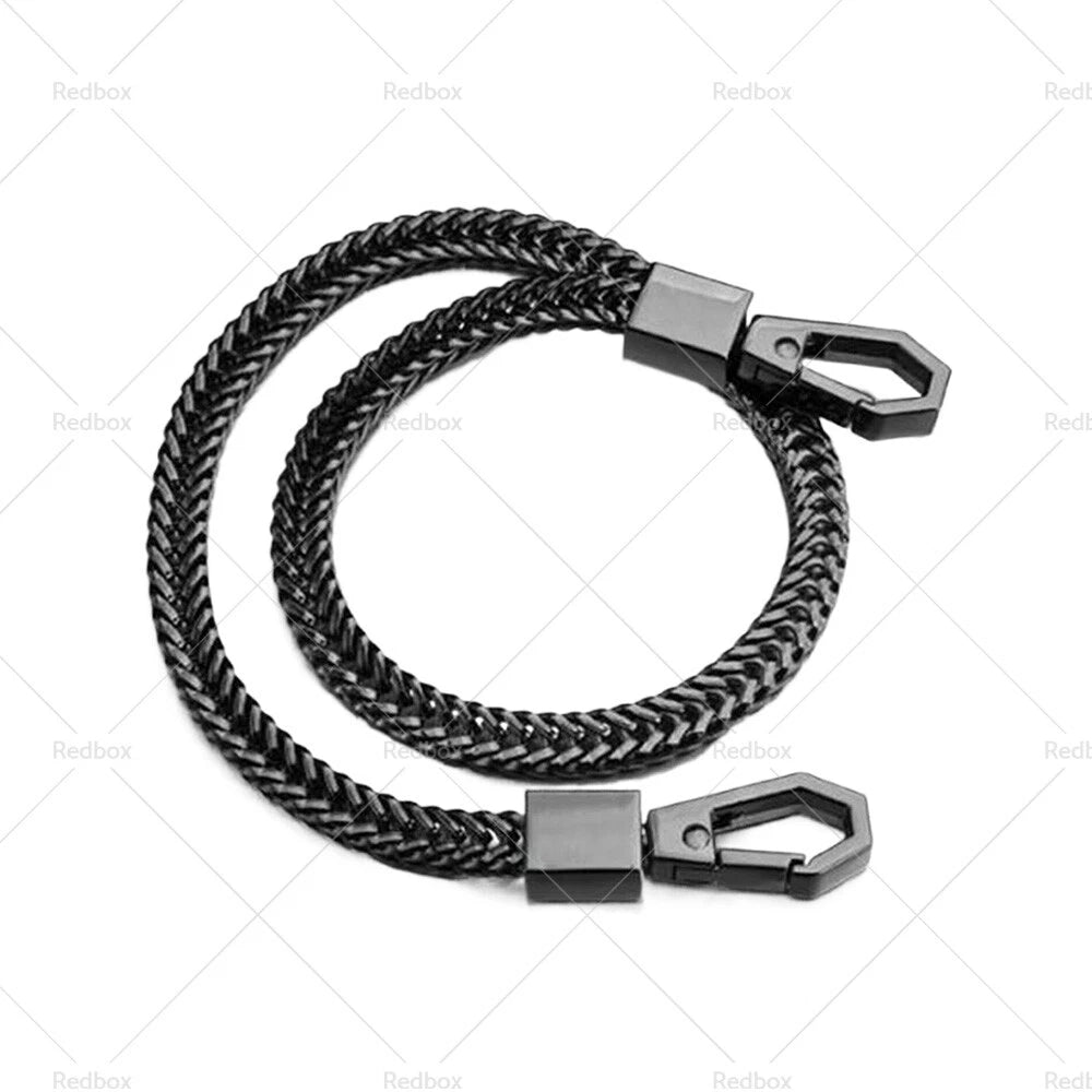 16" Alloy Black Link Biker Trucker Punk Wallet Chain