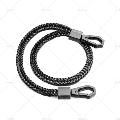 16" Alloy Black Link Biker Trucker Punk Wallet Chain