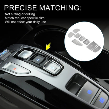 Gear Shift Panel Button Handbrake Parking Brake Sticker for Hyundai (2015-2020)