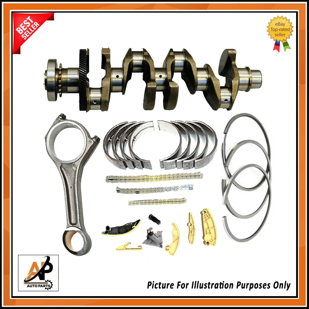 Crankshaft Piston Rings Replacement for Jaguar E-PACE F-PACE 204DTD (2018–2024)