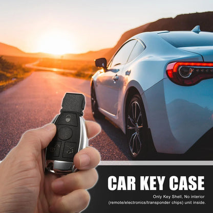 3 x Key Fob Case Covers for Mercedes Benz C E G R S GL SL SLK (2000-2023)