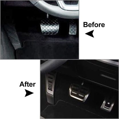 Stainless Steel Foot Pedal Covers for Audi A4 S4 A5 (2009-2016)
