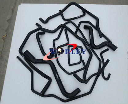 15PC Black Silicone Water/Coolant Hose for Renault 5 R5 GT Turbo (1988-1991)