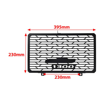 Black Motorcycle Radiator Grille Guard Cover for HONDA CB1300 (2003-2008)