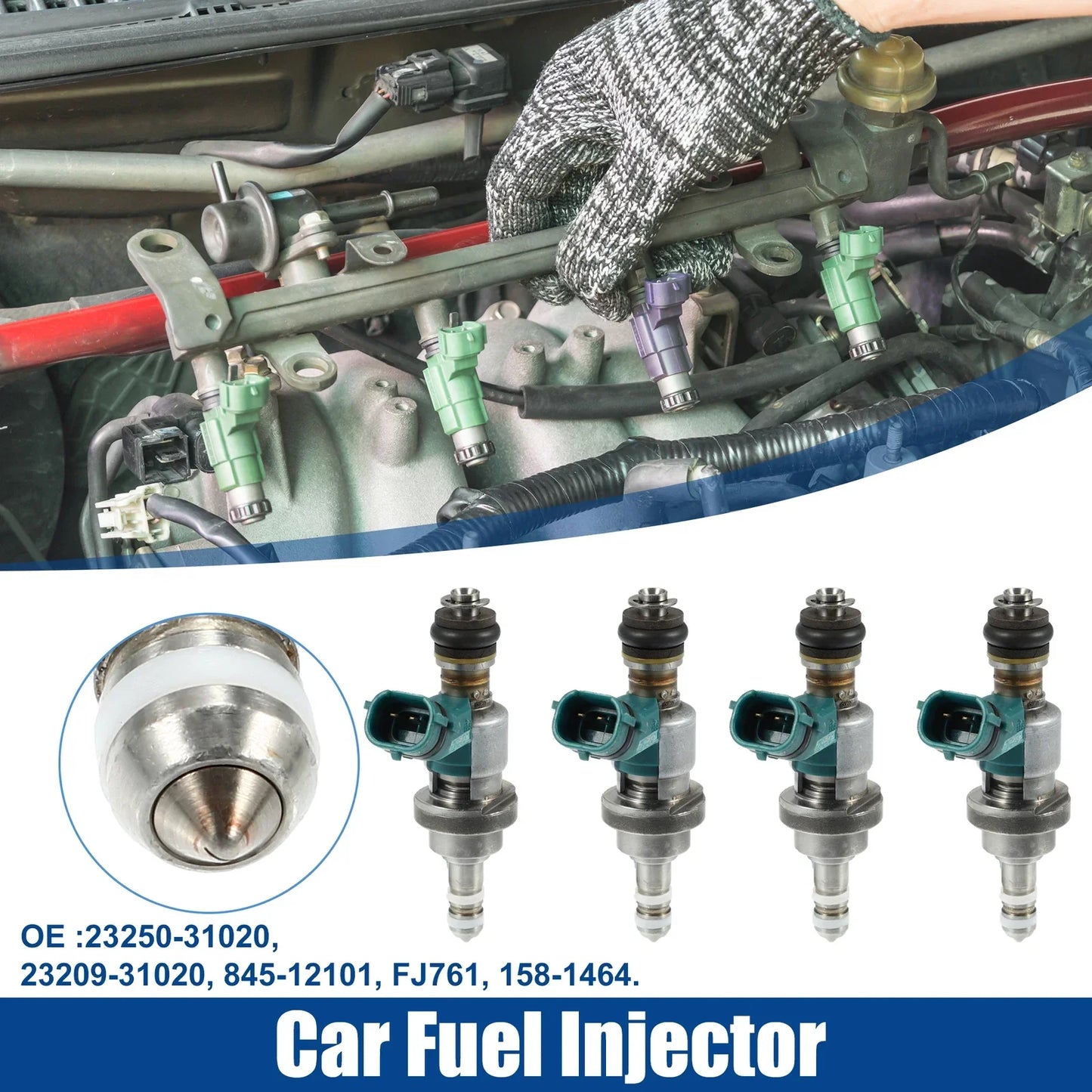 4 x Fuel Injector Nozzles for Lexus IS250 2.5L (2005-2013)