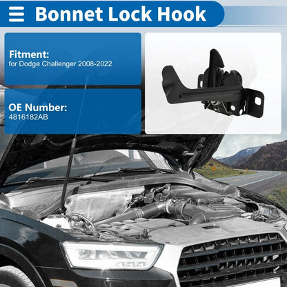 Hood Latch Assembly for Dodge Challenger (2008-2022) - 1 x Quality Replacement