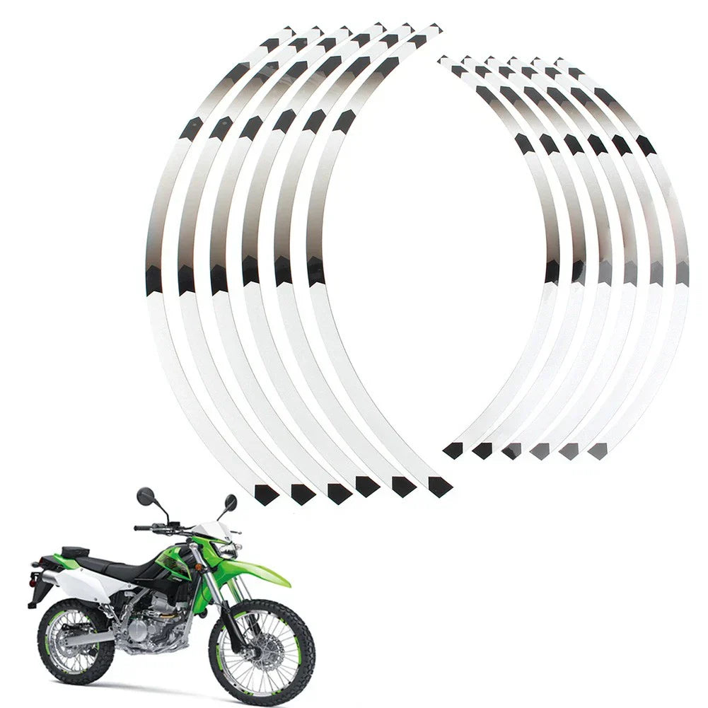 19" Rim Wheel Stickers White for Honda CRF 450R 2002-2021, CRF 250R 2003-2021