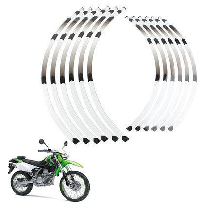 19" Rim Wheel Stickers White for Honda CRF 450R 2002-2021, CRF 250R 2003-2021