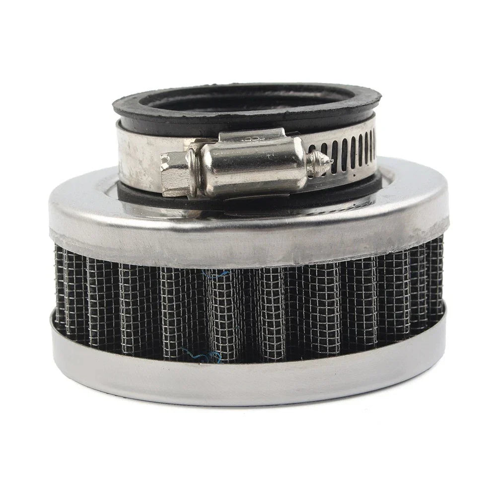 38mm Stainless Steel Air Intake Filter Cleaner w/ Clamp for Motorcycle Scooter