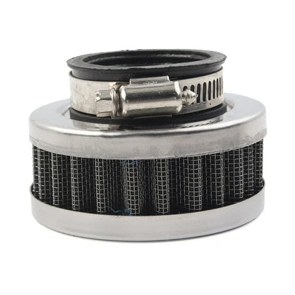 38mm Stainless Steel Air Intake Filter Cleaner w/ Clamp for Motorcycle Scooter