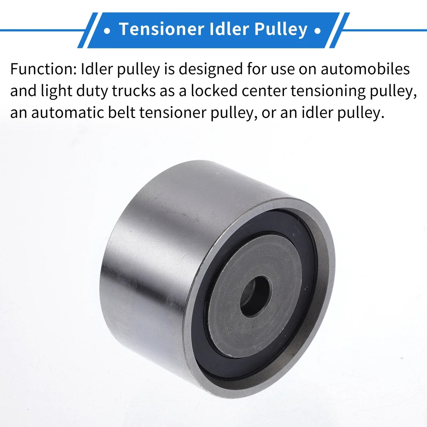 Drive Belt Idler Pulley for Toyota Sienna 1998-2006 (1 x Pulley)