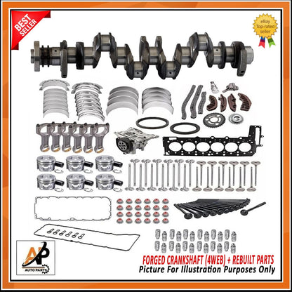 Crankshaft Rebuild Kit for BMW X4 X5 X6 3.0L Diesel N57 (2010–2018)