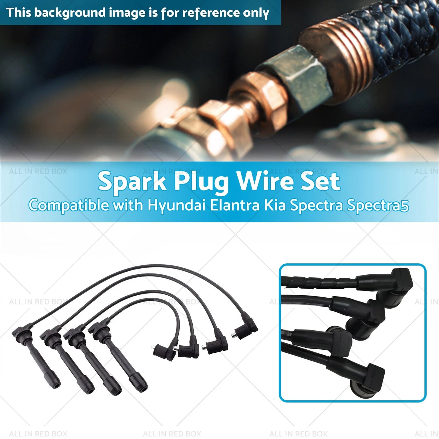 Spark Plug Lead Set for Hyundai Elantra, Kia Spectra, Spectra5 (2001-2006)