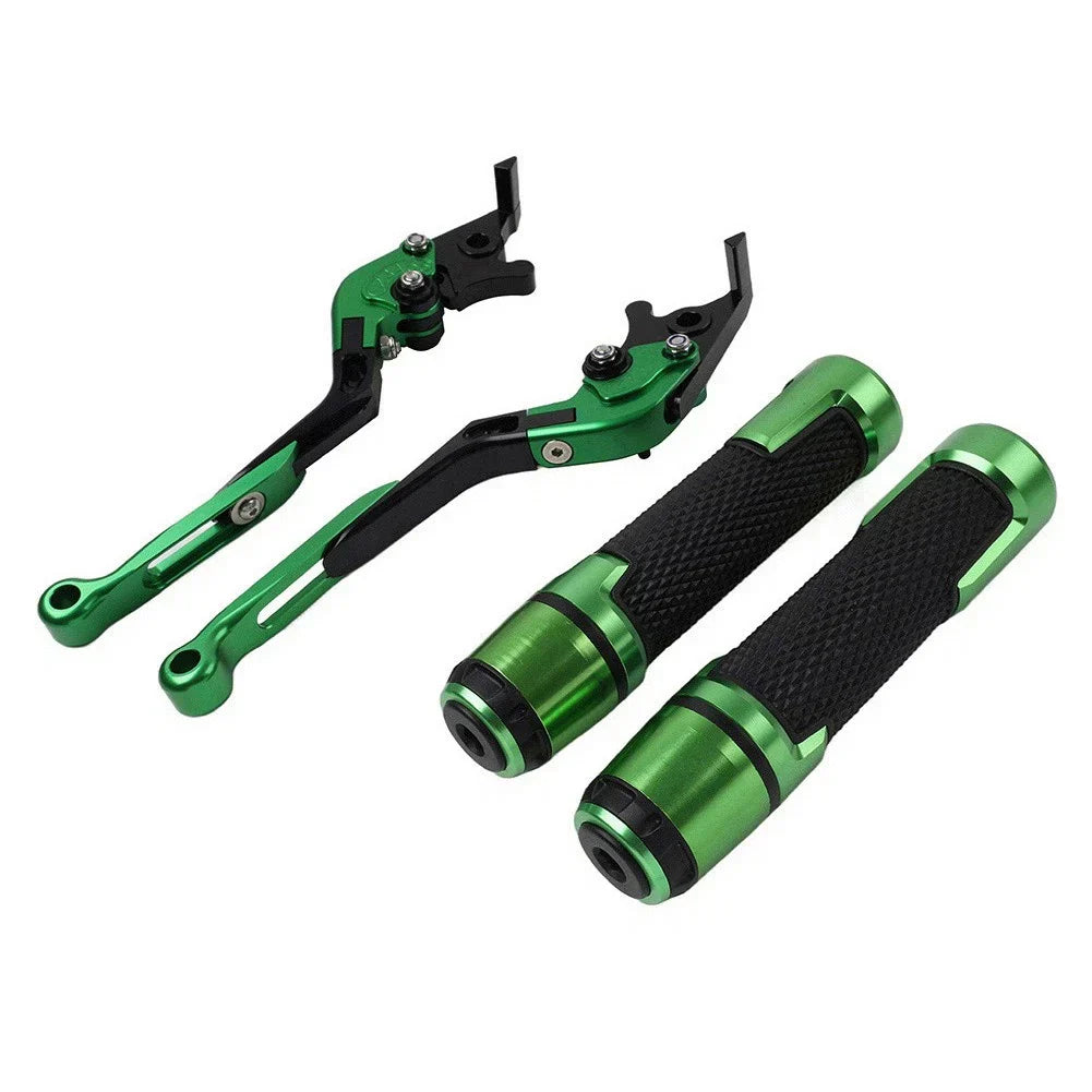 Folding Extendable Brake Clutch Levers & Handlebar Grips for Suzuki GSX-S750