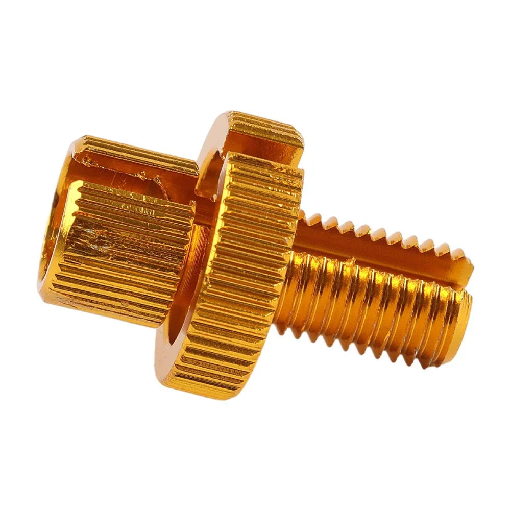8mm Clutch Brake Throttle Cable Adjuster Screw for Motorcycle ATV Pit Bike Gold