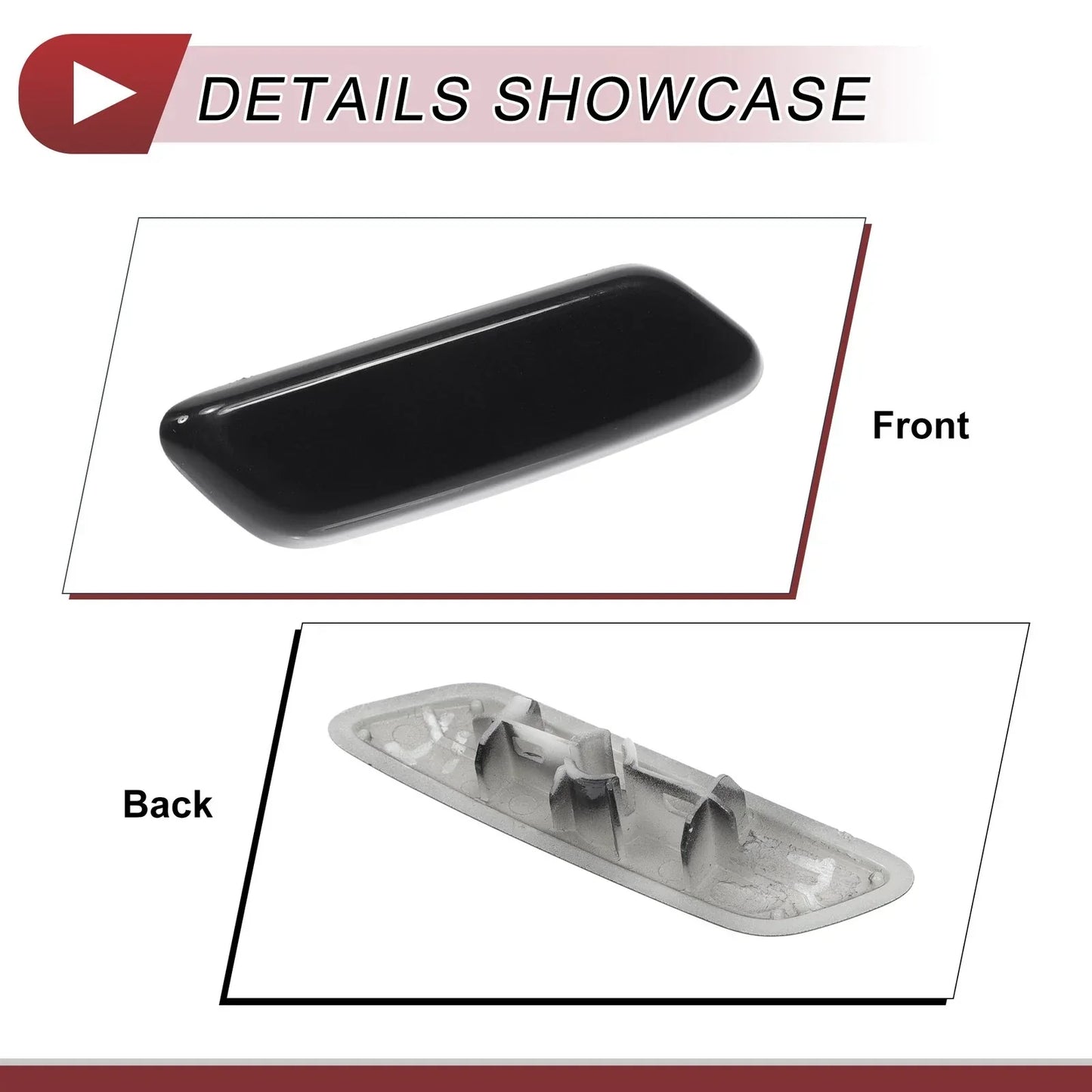 Front Right Washer Nozzle Cover for Lexus IS II (2008-2010) Black