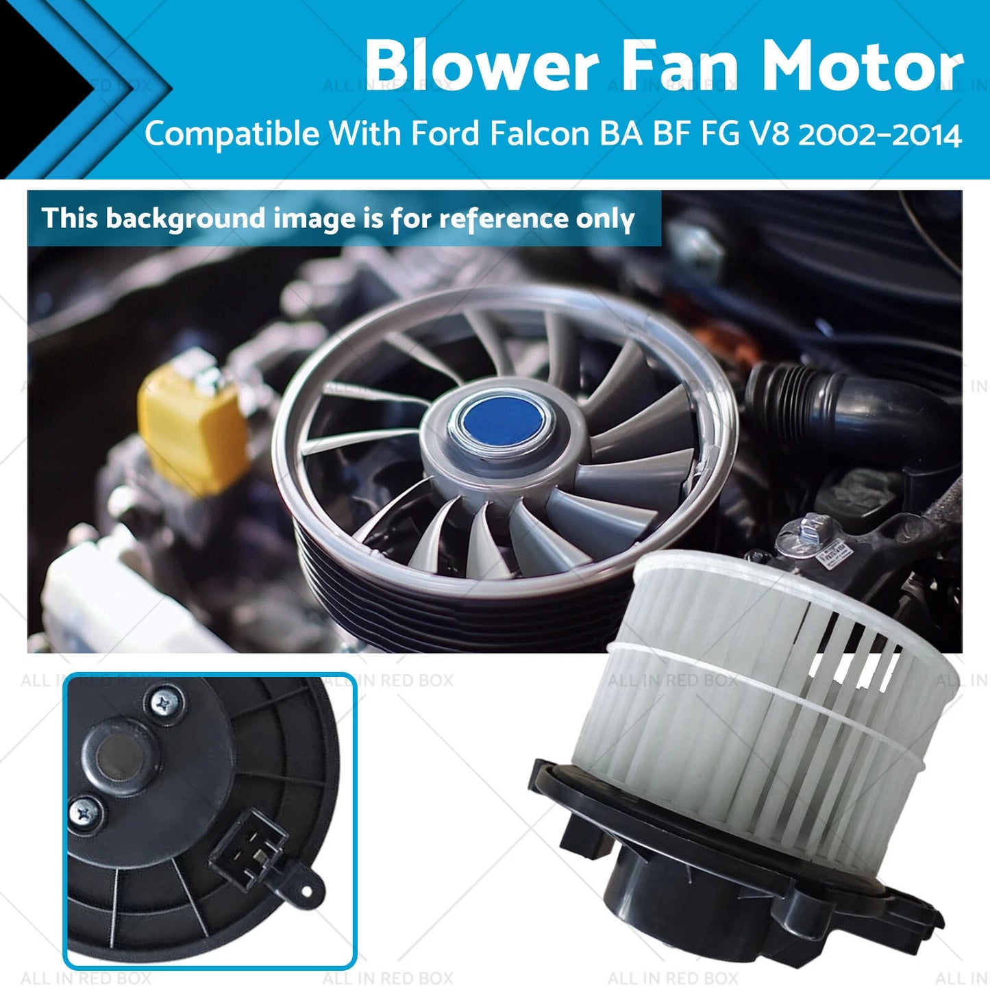 Heater Fan Blower Motor for Ford Falcon BA BF FG 6Cyl V8 (2002-2014)