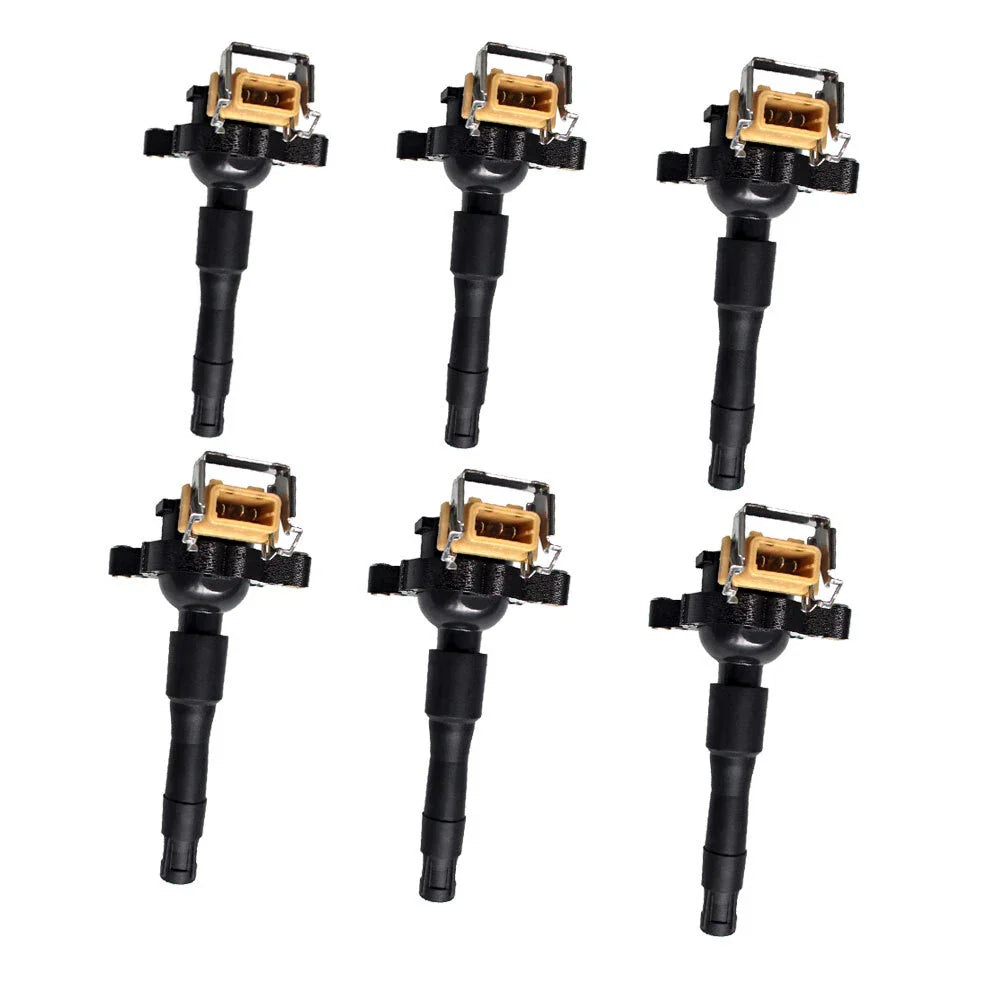 Set of 6 Ignition Coils for BMW 320Ci 320i 523i 528i 530i M3 X5 Z3 (2000-2006)