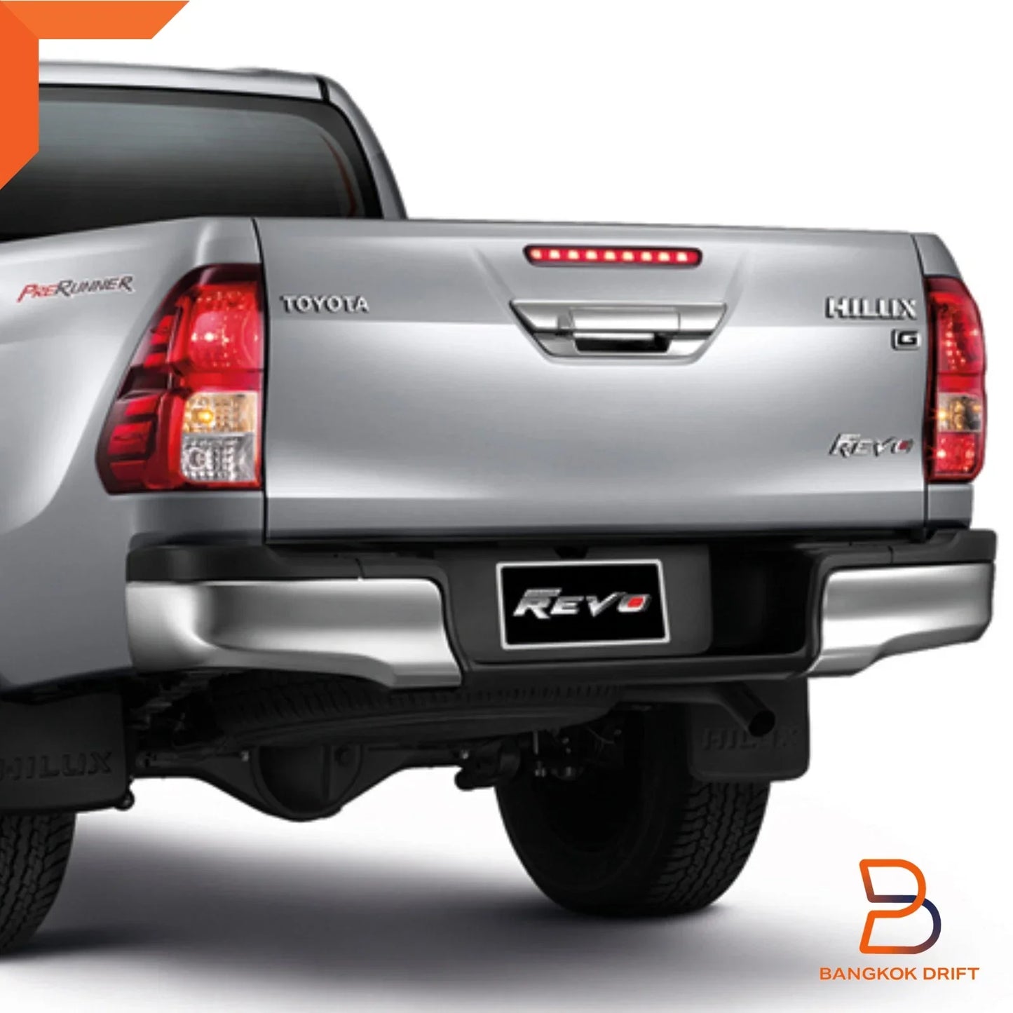 PAIR Rear Bumper Cover Plates for Toyota Hilux Ute (2015-2023)