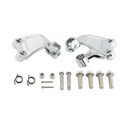 Rider Footrest Pegs Mount Bracket for Yamaha Vmax 1200 VMX1200 (1985-2007)