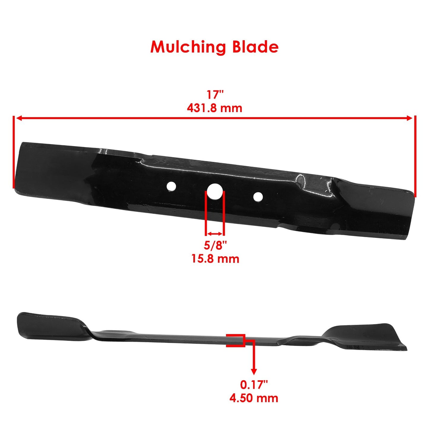 Deck Blade with Bolt for John Deere L120 L130 L2048 L2548 Sabre (1948–2024)