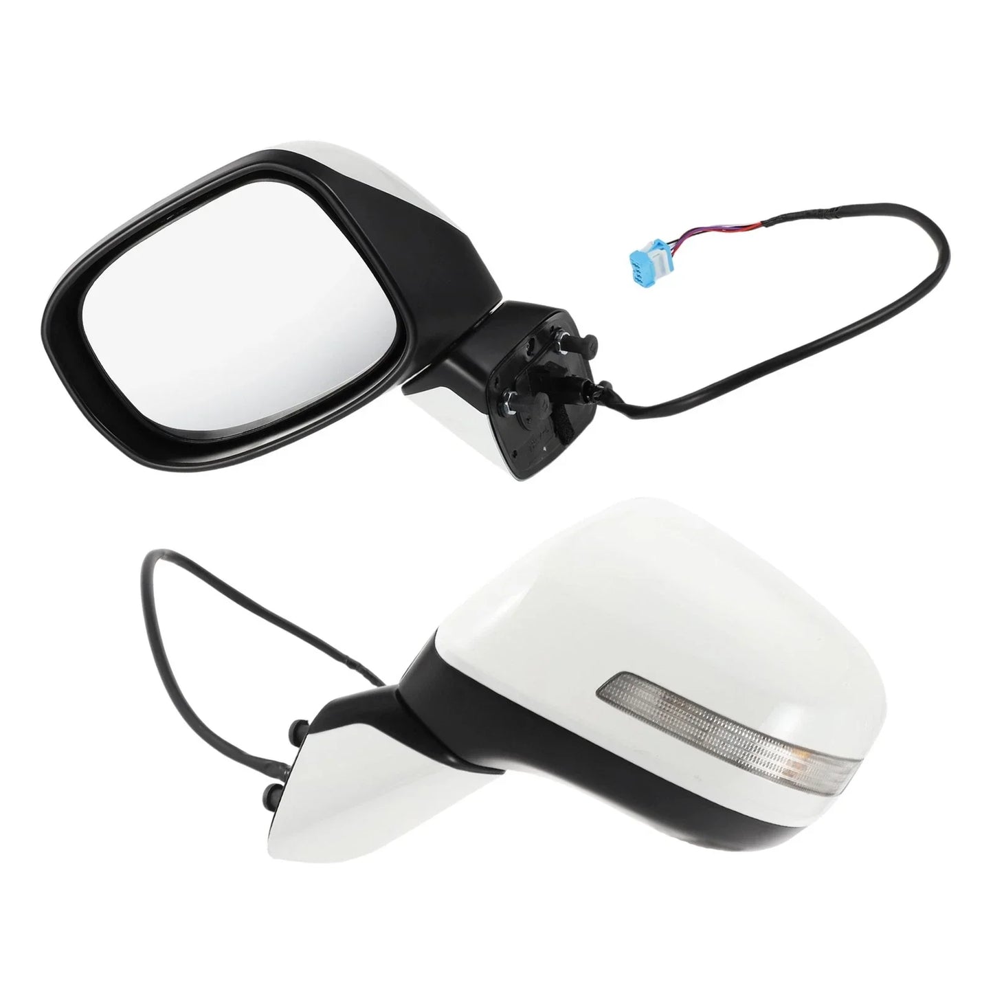 Left Side Door Mirror Replacement for Honda Civic 2012-2013 Manual Folding White