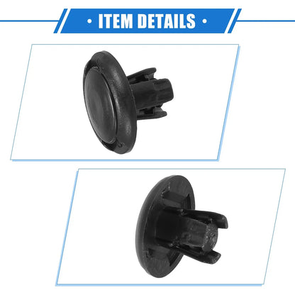 40 Pcs Fender Liner Clips for Honda - Plastic Black Automotive Clips