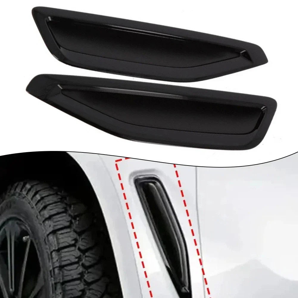 2 x Front Left/Right Black Fender Trim for BMW X5 (2017–2021)