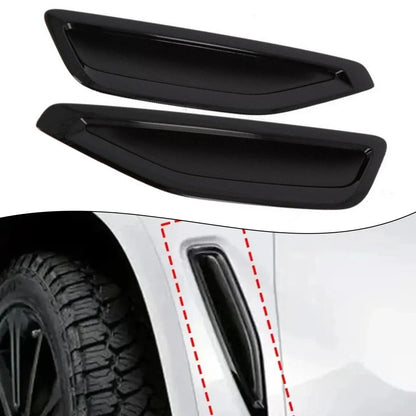 2 x Front Left/Right Black Fender Trim for BMW X5 (2017–2021)