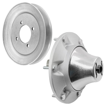 54 Inch Deck Spindle with Pulley Replacement for John Deere (2000–2007)