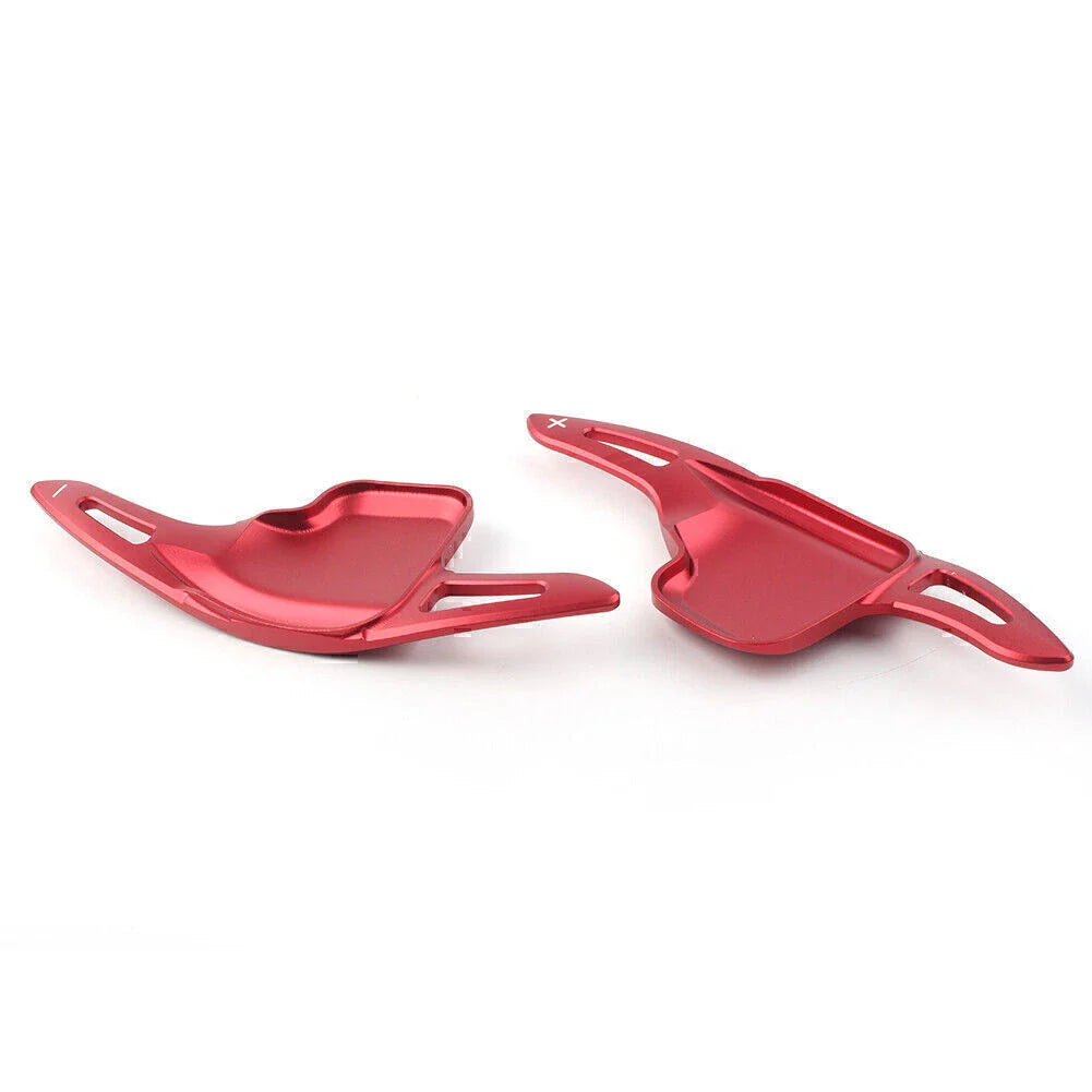 Red Steering Wheel Paddle Extensions for BMW 2 3 4 5 6 Series X1