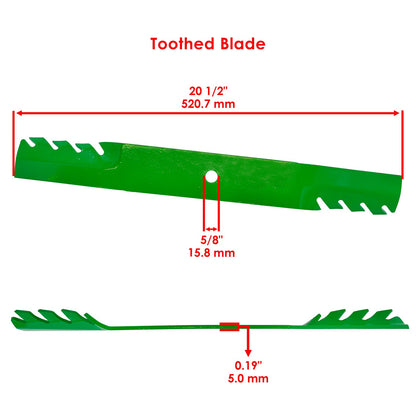60 Inch Deck Blade with Bolt Replacement for Hustler Raptor XD (2021–2024)