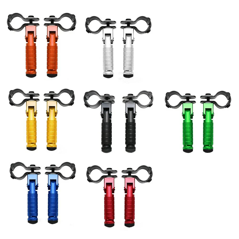Folding Rearsets Foot Pegs for Motorbike Black CNC