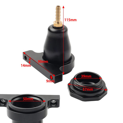 Upgraded Billet Hydraulic Clutch Reservoir w/O-Ring for Universal Application