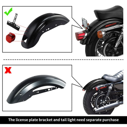 Rear Fender for Harley Sportster XL 883 1200 Low Custom Roadster (2007-2009)