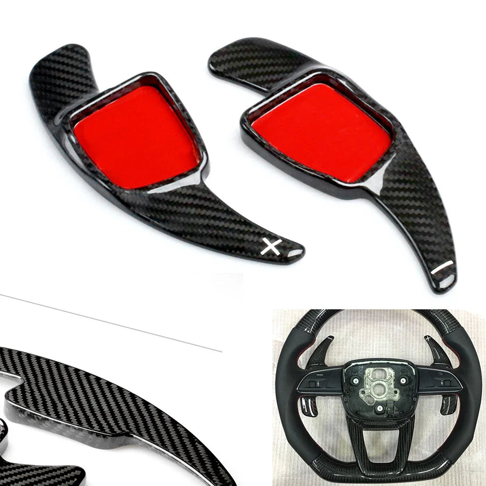 Carbon Fiber Shift Paddle Extensions for Audi A4L Q7 TTS (2016-2021)