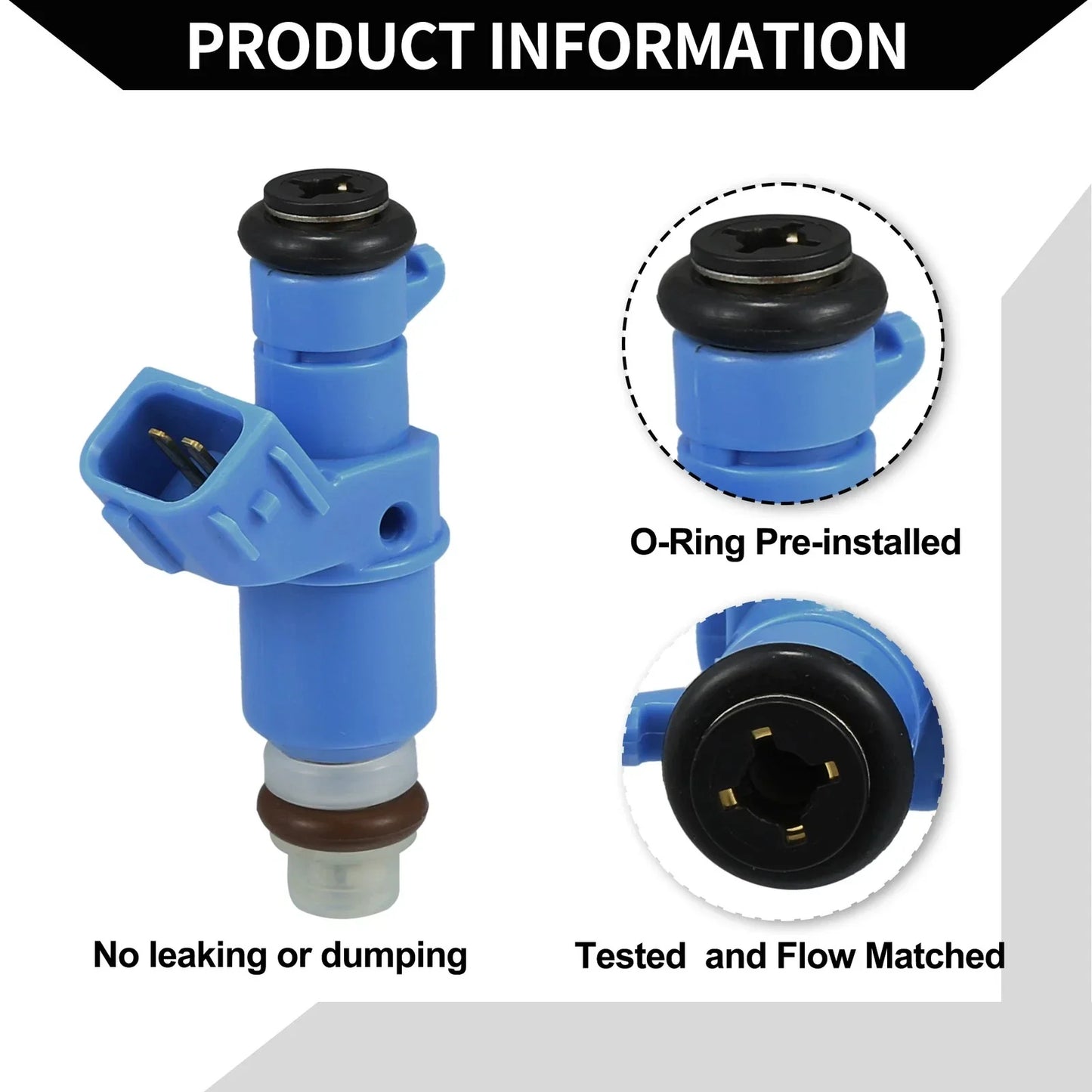 Fuel Injector 3.0L Blue 6 x Pcs for Honda Accord (2003-2007)