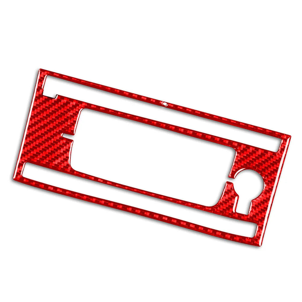 Red Carbon Fiber Control Volume Switch Panel Cover for Honda Accord (2013-2017)