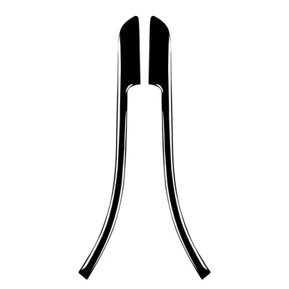 Piano Black Rearview Mirror Anticollision Strip Cover for Audi A4 B9 S4 RS4