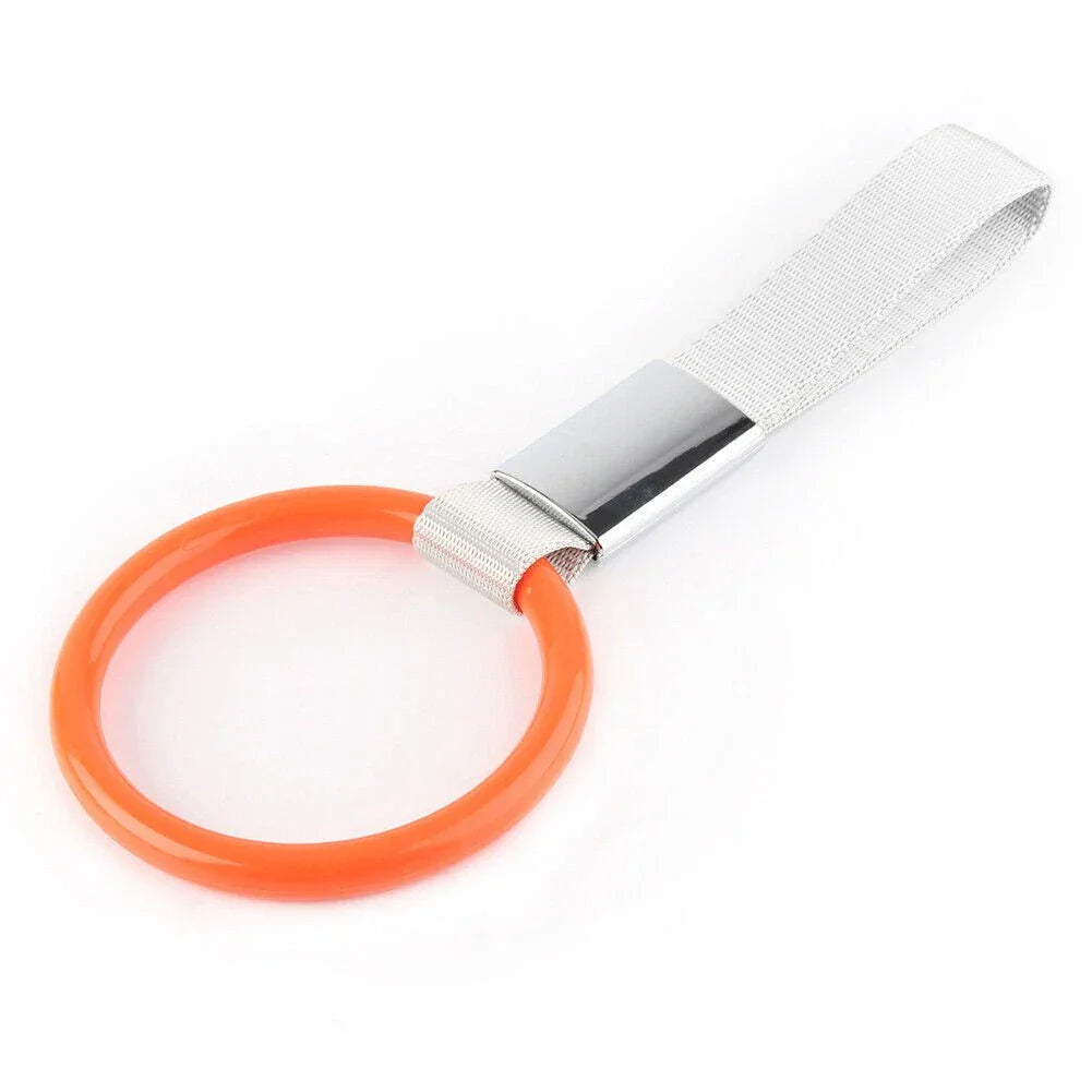 Orange Round Tsurikawa Ring Handle Strap for Subway Train & Bus