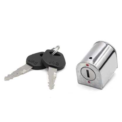 Stainless Steel Motorcycle Steering Lock with 2 Keys for Honda CG125 (2000-2023)