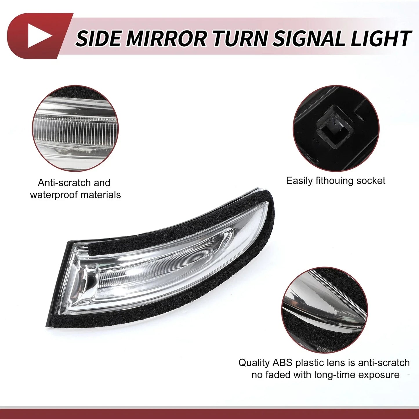 Car Mirror Turn Signal Light for Hyundai Elantra 2011-2016 Left LED