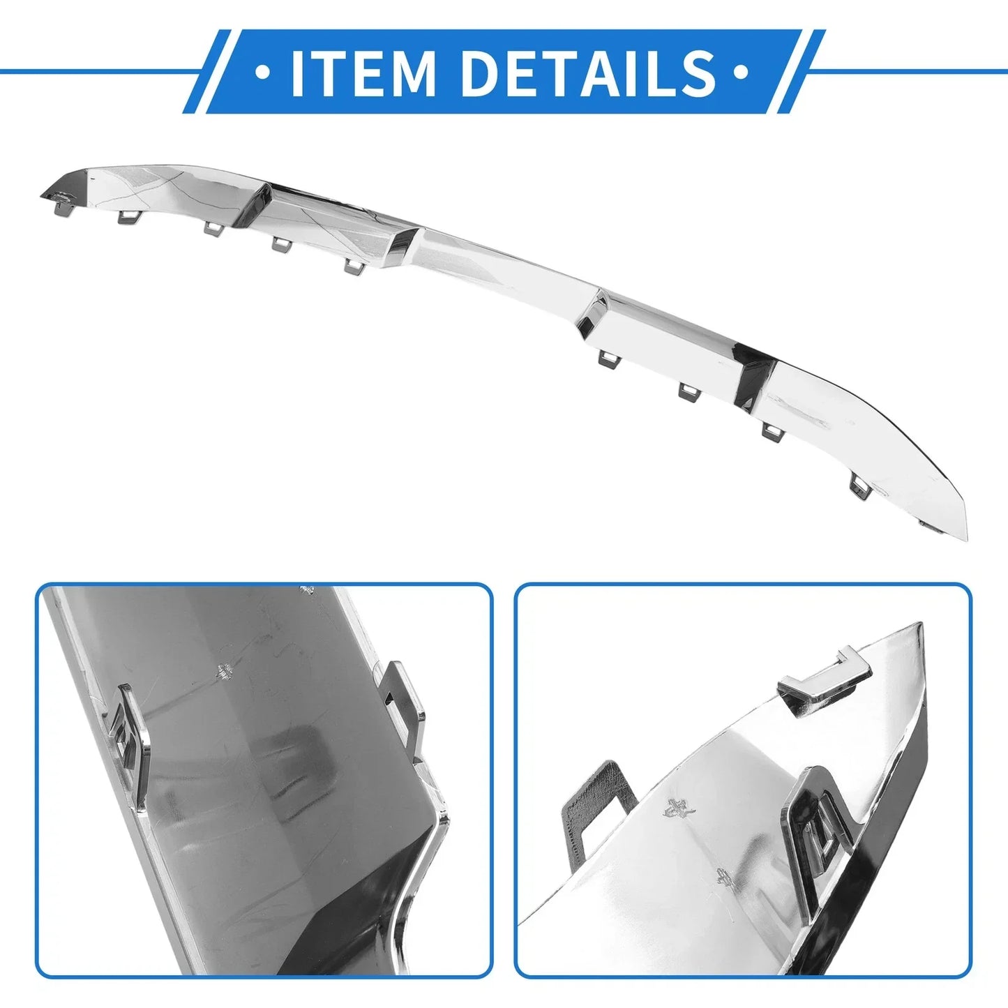 Rear Lower Center Bumper Grille Trim for Mercedes-Benz GLE350 4Matic (2016-2023)