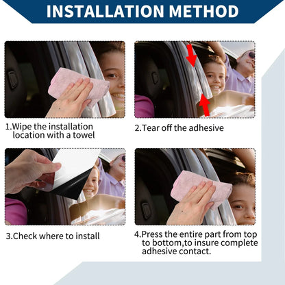 6 Pcs Door Pillar Window Trim for Honda City (2015-2019) Silver Tone