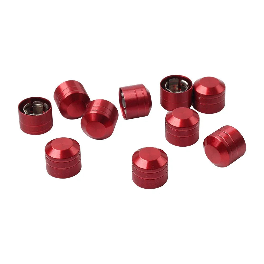 10 x Engine Cover Bolts Screw Caps CNC for Harley Twin Cam Dyna Softail Red