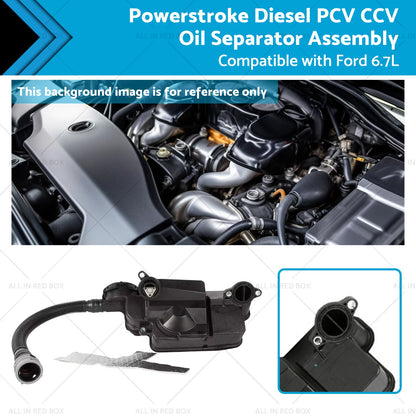 PCV CCV Oil Separator Assembly for Ford 6.7L (2011-2016)
