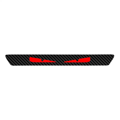 3D Carbon Fiber Look Demon Eye Brake Tail Light Decal for Universal (All Years)