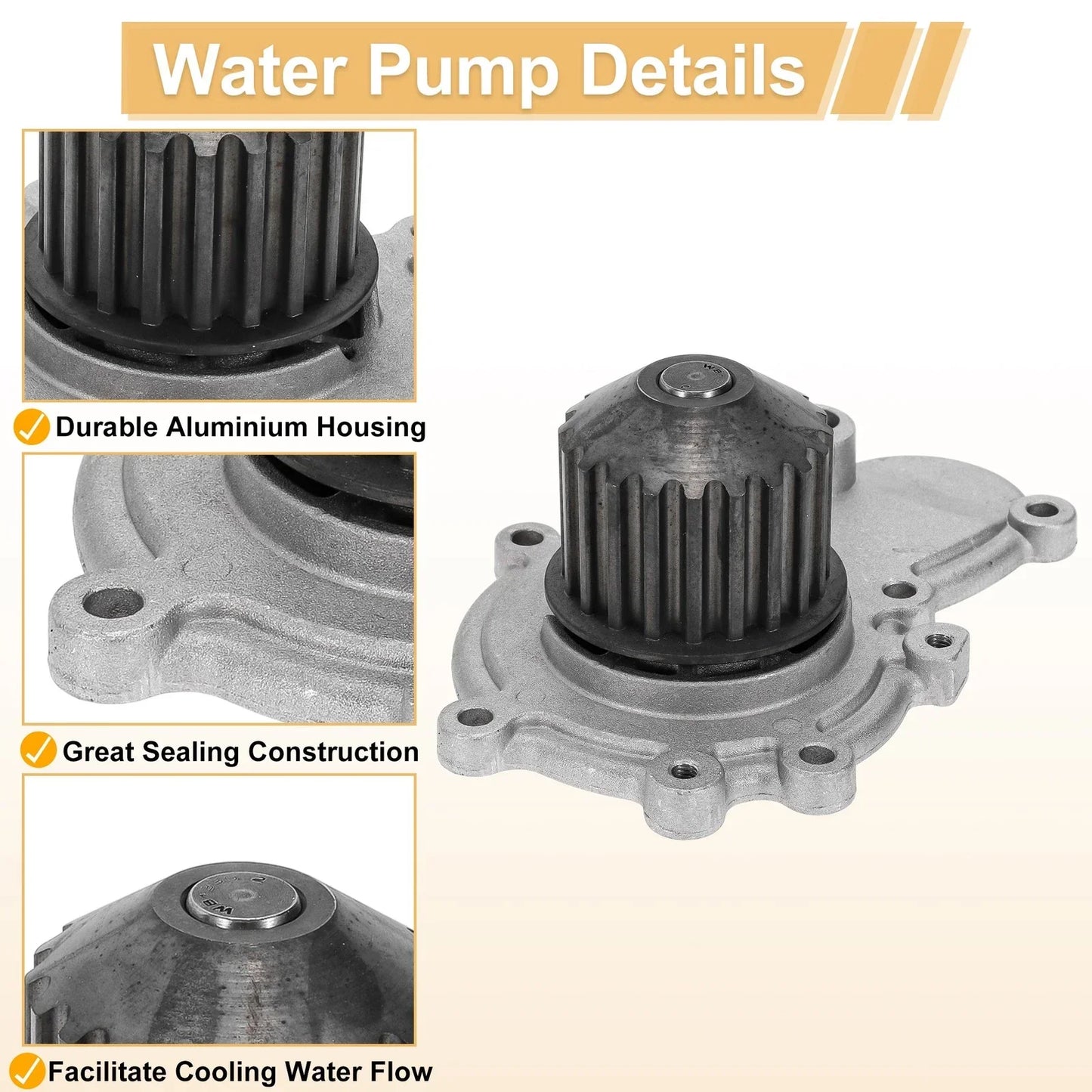 Timing Belt Water Pump Kit for Dodge Neon 1995-2005 2.0L (1995-2005)