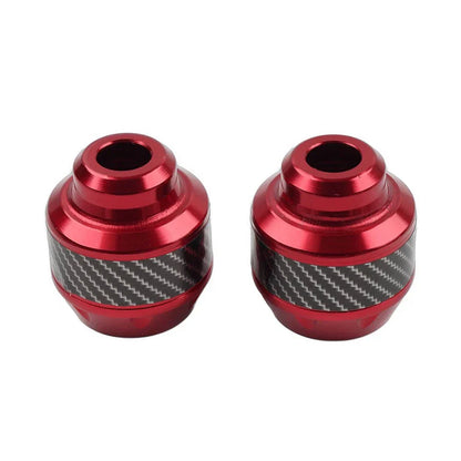 Red Front Fork Frame Sliders Crash Protection for Motorcycle