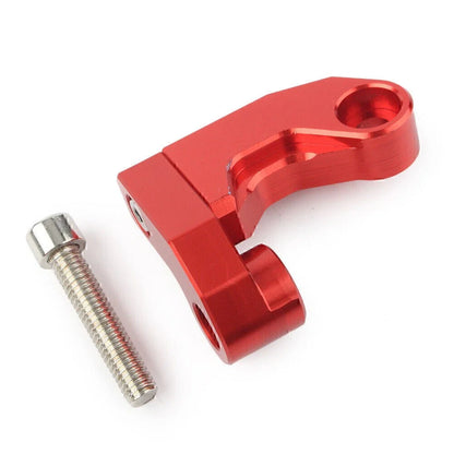 Red Front Handlebar Brake Clutch Cable Clamps for Honda CB650F (2014-2023)